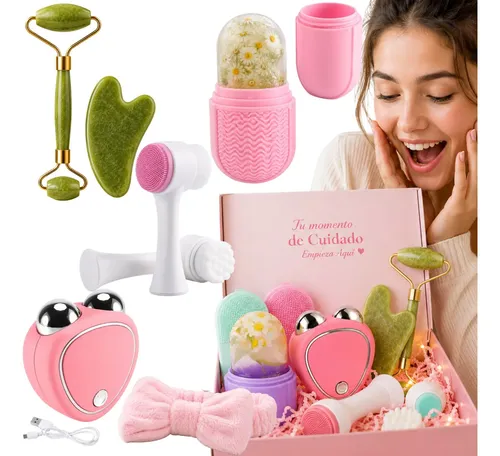 Kit Skincare Facial Spa Premium Box Regalo Mujer 5 Productos