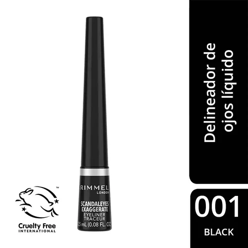 Delineador Líquido De Ojos Rimmel Black X 2,5 Ml Rimmel