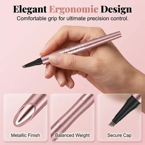 Microblading Eyebrow Pen 4-tip Light Brown