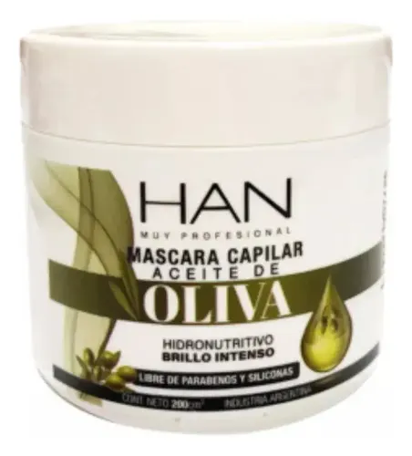 Mascara Para El Cabello Aceite De Oliva Han X 200 Ml.
