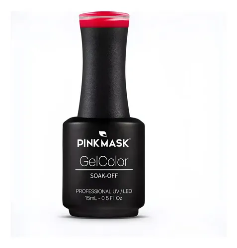 Pink Mask Esmalte Semipermanente Gel Color X 15ml/.5floz Red John