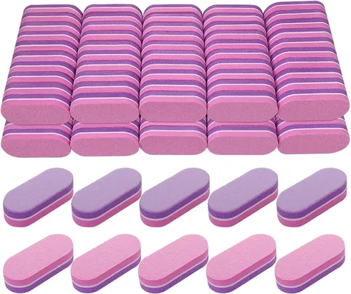 Paquete De Mini Pulidores De Uñas, 100 Bloques Pequeños De P