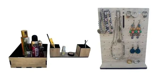 Organizador de Maquillaje y Bijou con Cajón