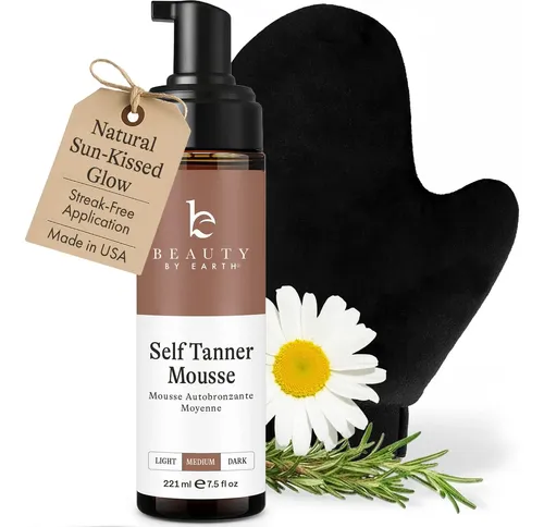 Kit De Mousse Autobronceador Beauty By Earth