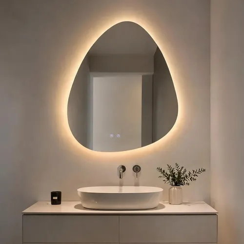 Espejo Led Tactil Touch 3 Tonos De Luz + Desempañador