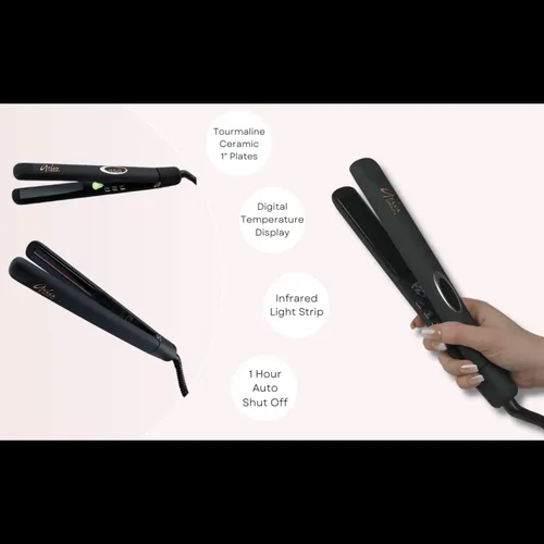 Plancha De Pelo Aria Beauty Stand Out 1 Black Infrared