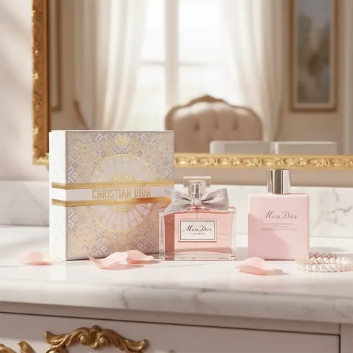 Set Miss Dior Eau De Parfum 50ml Y Loción 75ml