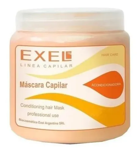 Baño De Crema Keratina Colageno Trigo Exel Capilar X500 Grs