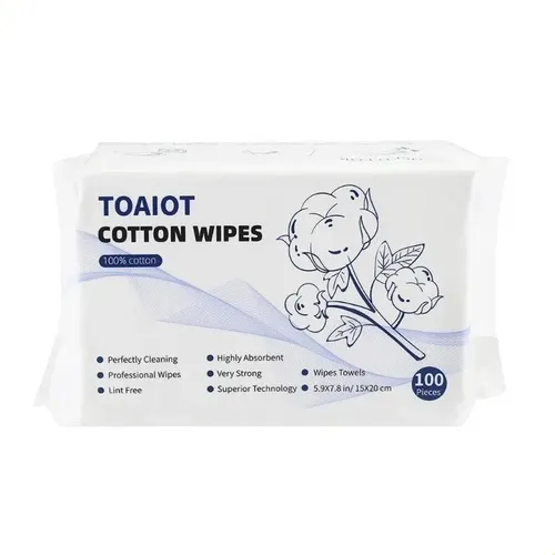 Toallitas Limpiadoras De Algodón 100 Piezas