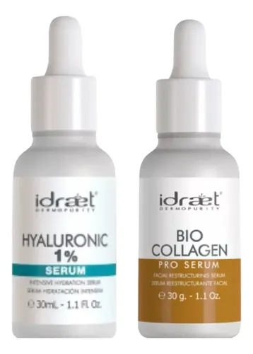 Rutina Skincare Serum Colageno Antiage Hialuronico Idraet