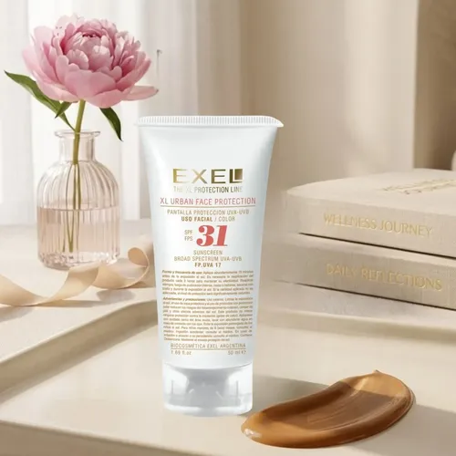 Protector Solar Facial Color Exel Urban Fps 31 Antiage 50ml