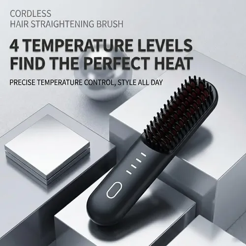 Premium Plancha Alisadora Inalámbrica Nucelia Para Cabello