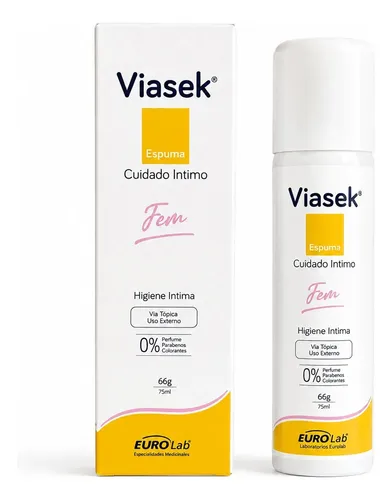 Viasek Fem Espuma Higiene Intima x75 ml