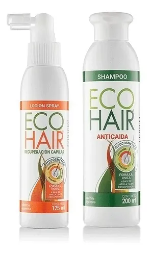 Ecohair Shampoo Anticaida 200 + Loción Recuperación Capilar
