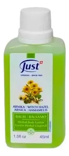 Swiss Just Bálsamo | Arnica Y Hamamelis | Viajero 45ml.