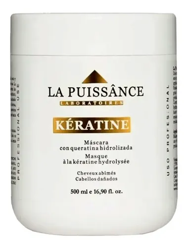 Mascara La Puissance Baño De Crema Keratina Reparacion 500ml