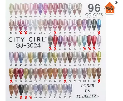 Kit Uñas Polygel Esculpidas Esmaltado Semipermanente Cat Eye