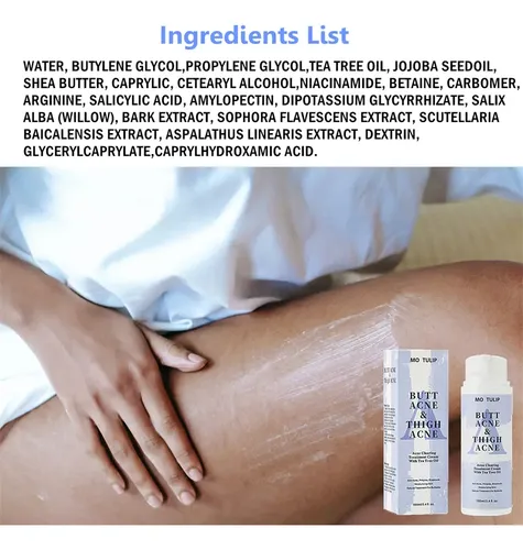 Crema De Aceite De Árbol Para Eliminar El Acné, Cadera Y Mus