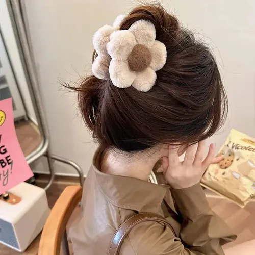 Pinzas Para El Pelo Con Forma De Flor Para Mujeres Y Niñas,