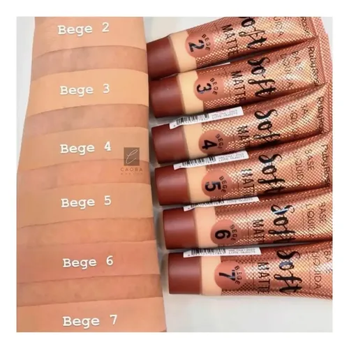 Base Líquida Ruby Rose Soft Matte para una Piel Mate Nude 4