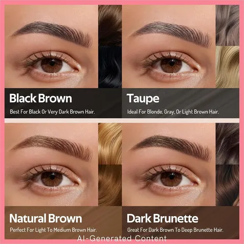 Gel Tintado Para Cejas Semipermanente Kimuse Taupe