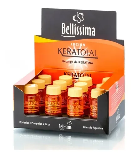 Ampolla Locion Capilar Keratina Keratotal Bellissima X 12