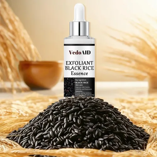 Exfoliante De Esencia De Arroz Negro Vedoaid 3.381 Fl Oz