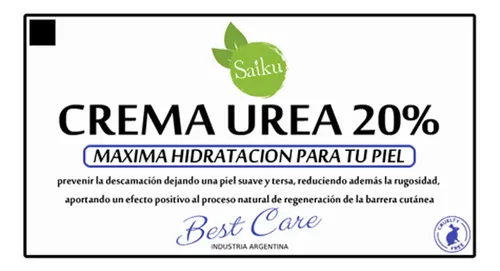 Crema Urea 20% Piel Extra Seca 500grs Caba Flores Envios