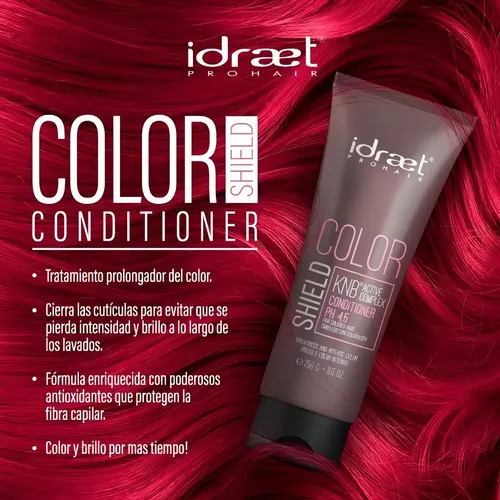 Acondicionador Idraet Pro Hair Color Shield Post Coloración de 980 mL