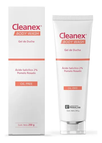 Cleanex Gel De Ducha X250gr Fragancia Pomelo Rosado