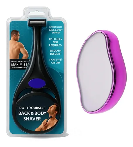 Combo Depilador Espalda Jabon Facial Corporal Hombre Mujer