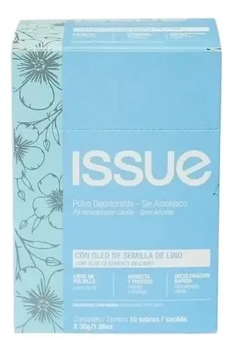 Polvo Decolorante Issue Professional Semilla De Lino