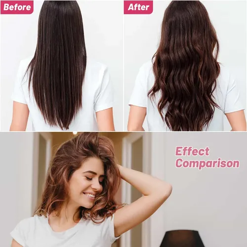 Selizo Juego De Rulos Jumbo 24 Piezas Rosa Volumen Cabello