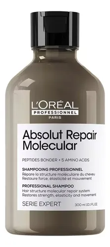 Kit Shampoo 300ml + Serum Loreal Absolut Repair Molecular
