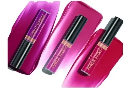 Labial Liquido Tinte Power Stay Larga Duración Avon 3ml Color Kiss And Tell