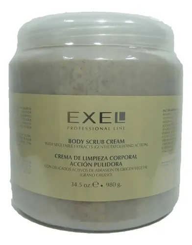 Crema Limpieza Corporal Accion Pulir Exel Grano Grueso 980ml