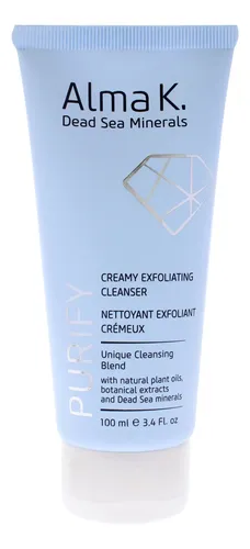 Limpiador Exfoliante Cremoso Alma K De 100 Ml Con Uva Y Agua