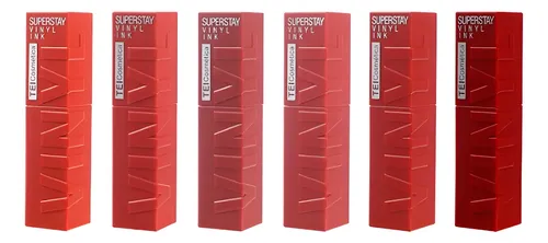 Labial Vinyl Superstay Ink Tei Cosmetica X5 Unidades