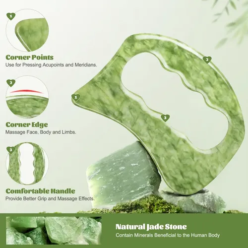 Juego De Masaje Airogym Jade Stone Gua Sha Terapia Física