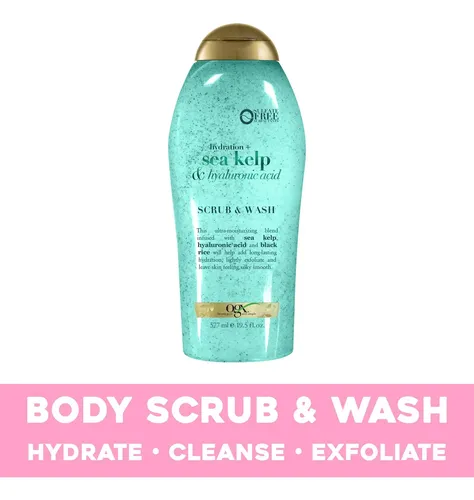 Exfoliante Corporal Ogx Hidratación Algas Marinas Y Ácido Hi