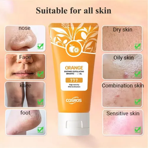 Gel Exfoliante Orange Enzymes, Exfoliante Facial Y