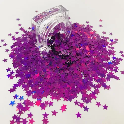 Set De Lentejuelas Para Decoración De Uñas Con Forma De Estr