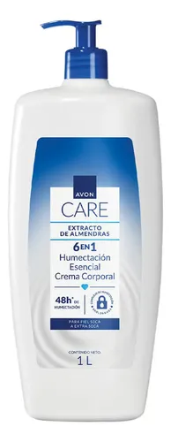 Crema Corporal Avon Care con Extracto de Almendras 1 L
