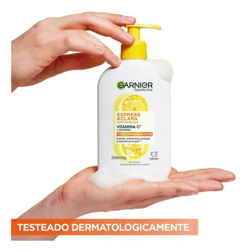 Crema Limpiadora Vitamina C Garnier 250ml