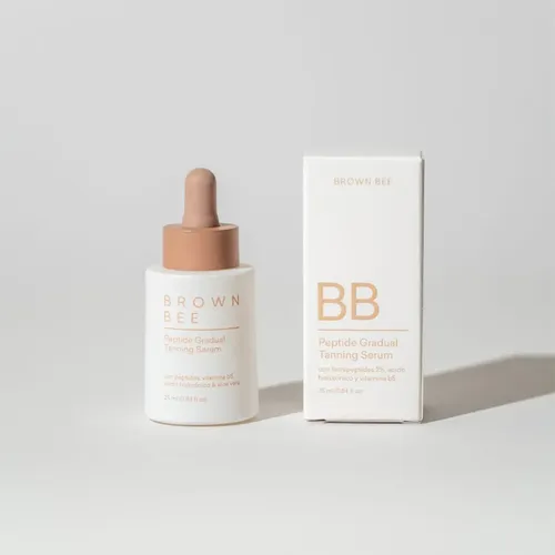 Serum Facial Brown Bee Peptide Gradual Tanning Serum 25 Ml