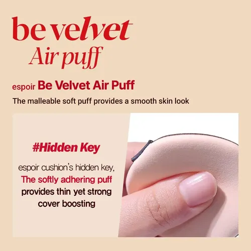 Esponja Aplicadora De Maquillaje Espoir Be Velvet Air Puff,