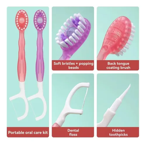 Cepillos De Dientes Desechables 26u Con Hilo Dental Pack Of 26