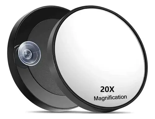 Espejo De Maquillaje Portátil Con Aumento 30x Y Succión