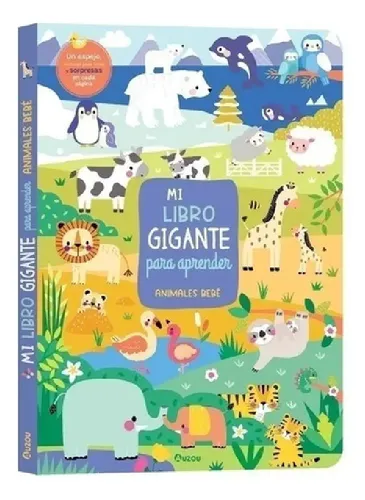 Mi Libro Gigante Para Aprender De Los Animales Bebe Auzou