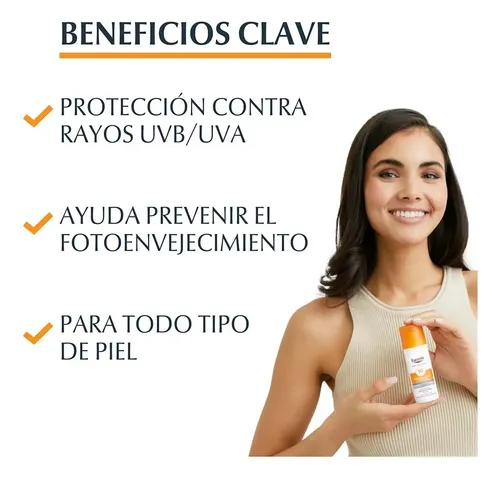 Eucerin sun photoaging control fluido facial anti edad fluído 50 fps 50 ml